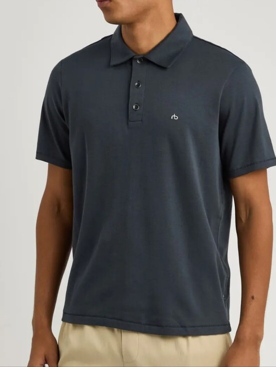 rag & bone Other - rag & bone Men's Charcoal Polo Shirt